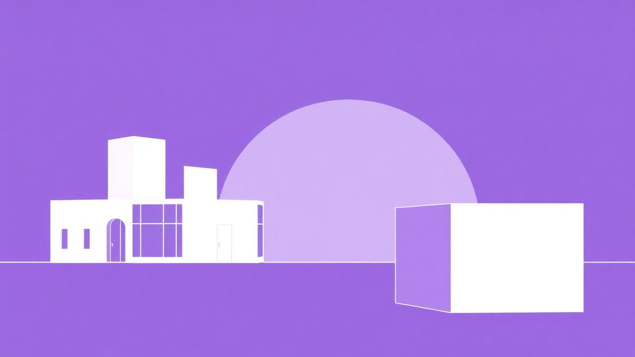 Deux architectures contrastées, sur mesure et packagée, en violet et blanc